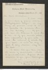 Nachlass Franz Steindachner, Brief von David Starr Jordan an Franz Steindachner (07.03.1881), Inv.Nr. 259.05, Seite 1
